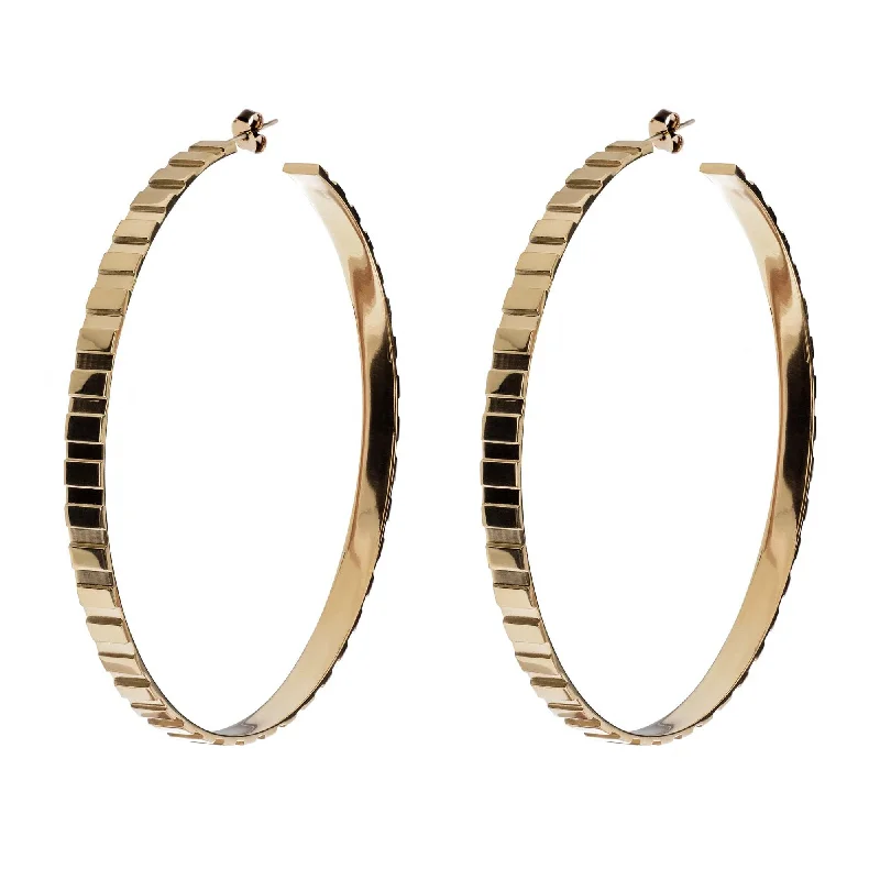 Rectangle Step Pattern Hoops