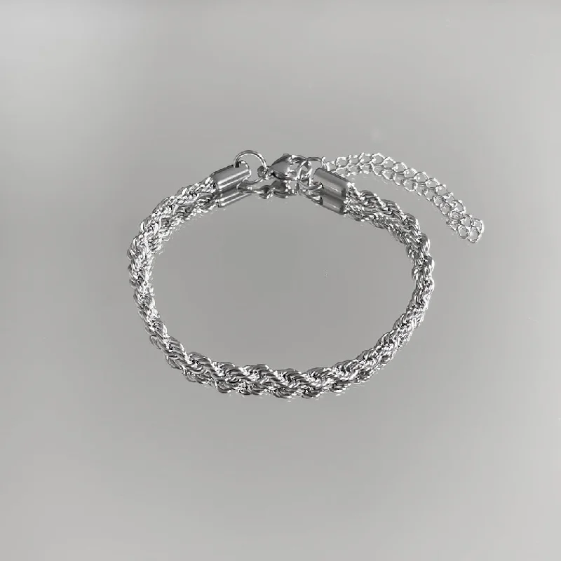 Timeless Elegance Now At Special Discounts Rope Chain Anklet | Silver