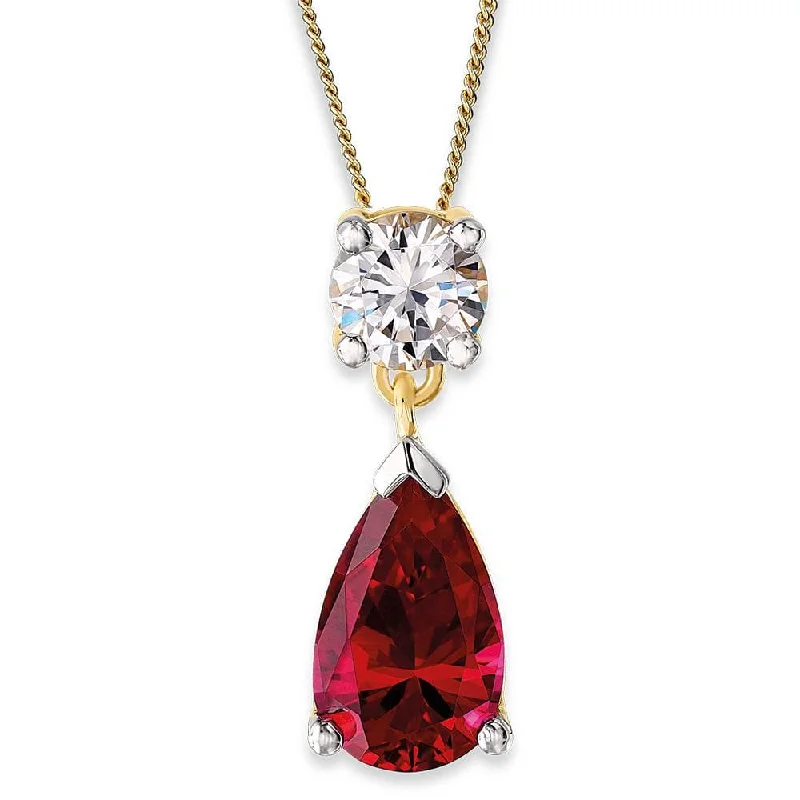 Luxury Jewelry At Unbeatable Discounts Tru-Ruby Chéri Amour Pendant