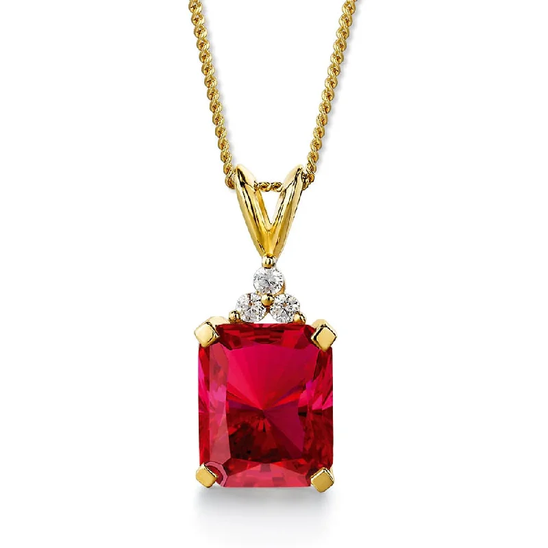 Discounted Jewelry For A Glamorous Look Ruby Inspiration Pendant