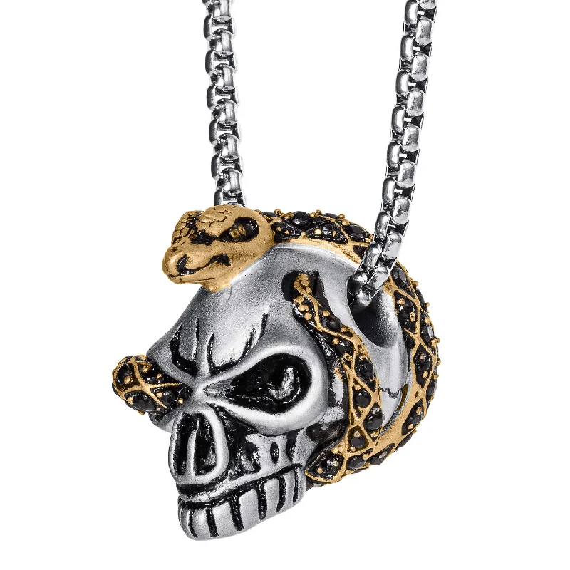 Bohemian-Inspired Jewelry For Free-Spirited Fashion Serpent's Embrace Pendant
