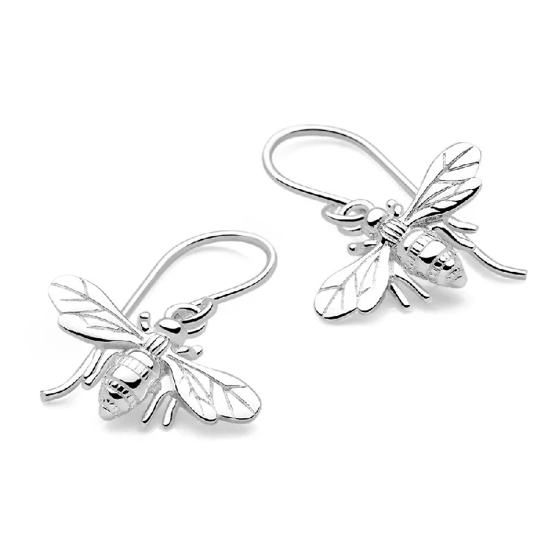 Buy More, Save More On Stunning Jewelry Designs Silver Bee Earrings