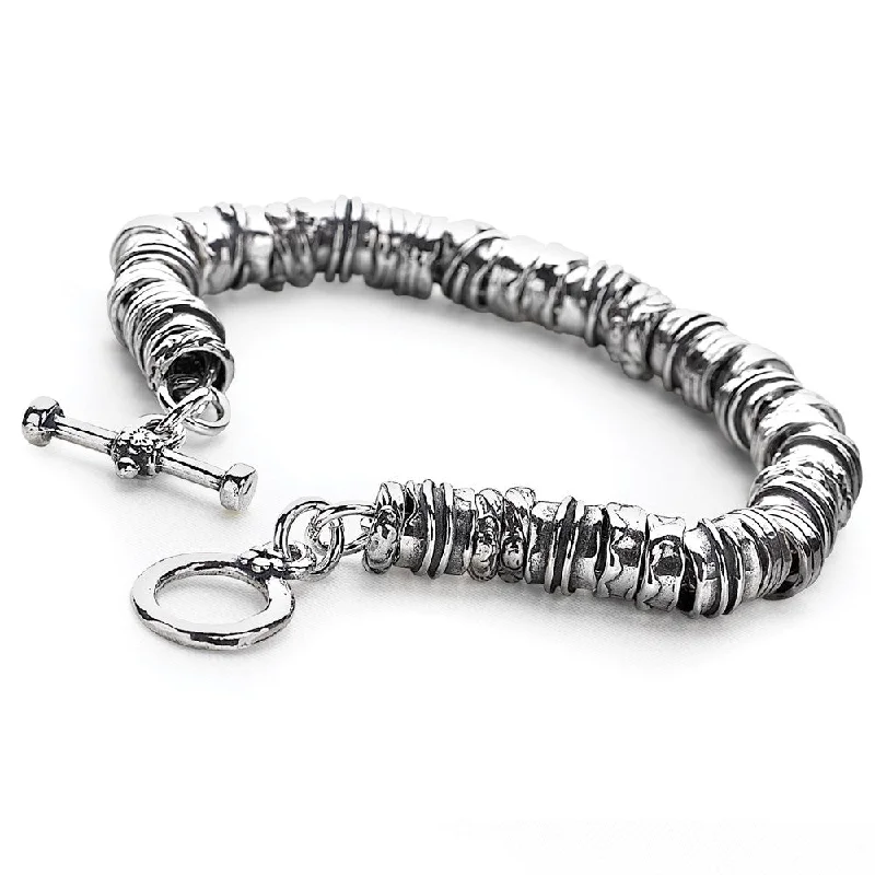 Personalized Engraved Jewelry For Meaningful Gifts Silver Halo Bracelet