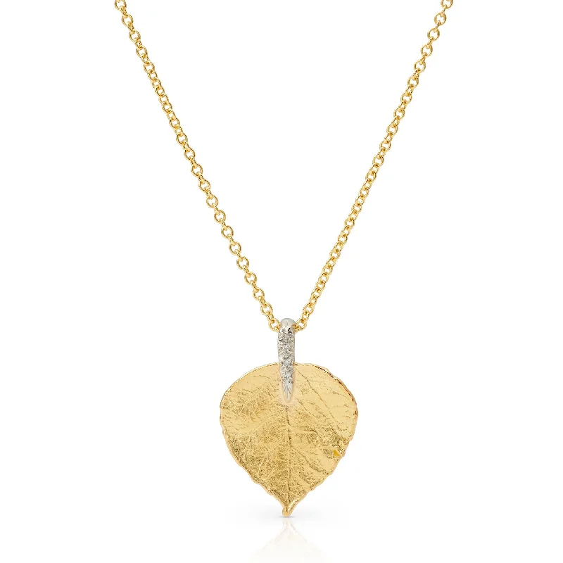 Huge Savings On Timeless Jewelry Collections Aspen Leaf Pendant Necklace