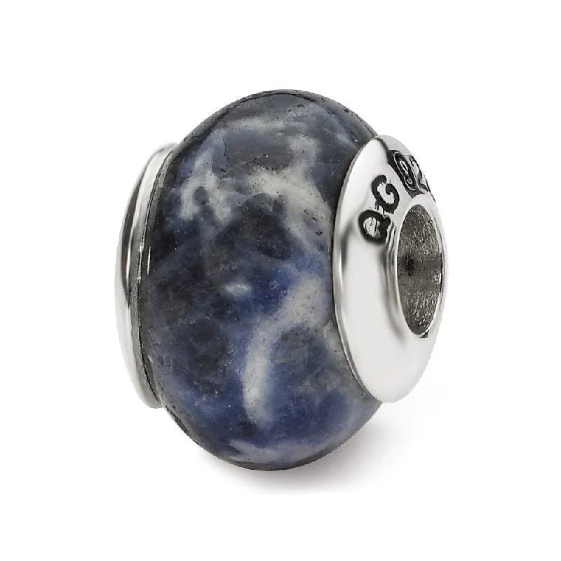 Trending Jewelry Now At Unbeatable Prices Sodalite Stone & Sterling Silver Bead Charm, 13mm Trending Jewelry Now At Unbeatable Prices Sodalite Stone & Sterling Silver Bead Charm, 13mm