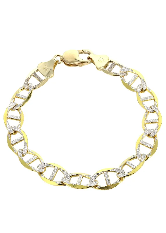 Shine In Style – Shop Jewelry Discounts Today Solid Mens Diamond Cut Mariner Bracelet 10K Yellow Gold Shine In Style – Shop Jewelry Discounts Today Solid Mens Diamond Cut Mariner Bracelet 10K Yellow Gold