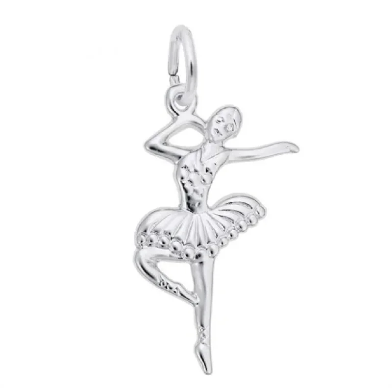 Sterling Silver Ballet Dancer Charm