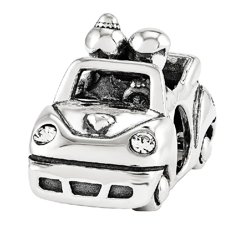 Exclusive Gemstone Jewelry Markdowns – Shop Now Sterling Silver & Crystal Just Married Bride & Groom Car Bead Charm Exclusive Gemstone Jewelry Markdowns – Shop Now Sterling Silver & Crystal Just Married Bride & Groom Car Bead Charm