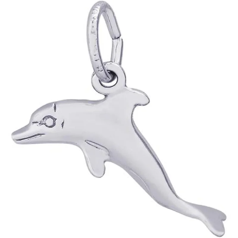 Sterling Silver Dolphin Charm