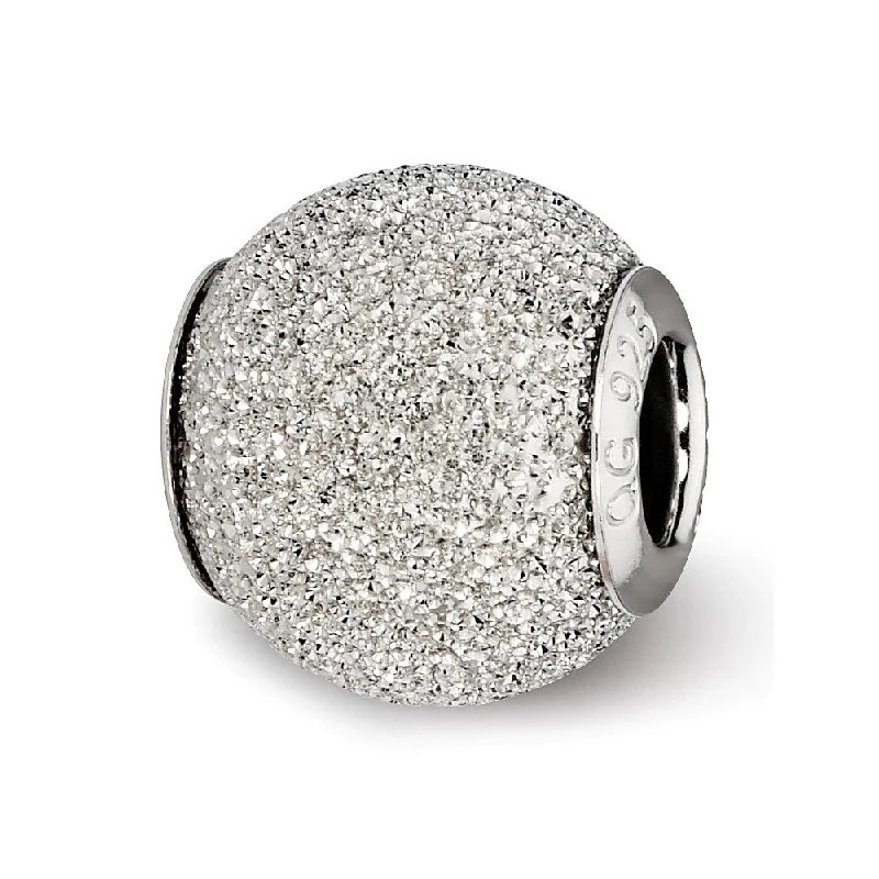 Timeless Elegance, Temporary Discounts – Act Fast Sterling Silver Light Grey Laser Cut Bead Charm Timeless Elegance, Temporary Discounts – Act Fast Sterling Silver Light Grey Laser Cut Bead Charm