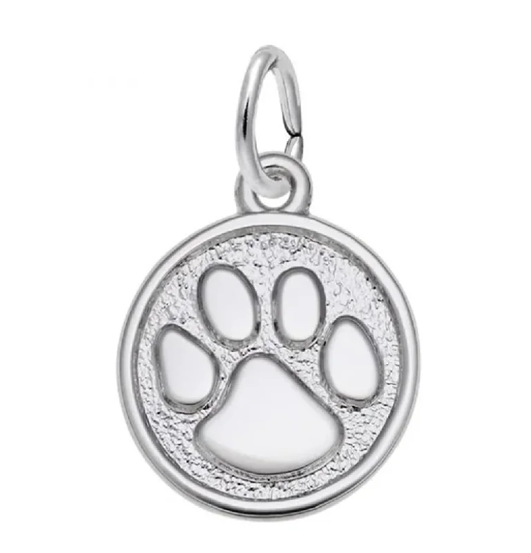 Shop Fine Jewelry With Exclusive Savings Sterling Silver Paw Print Charm