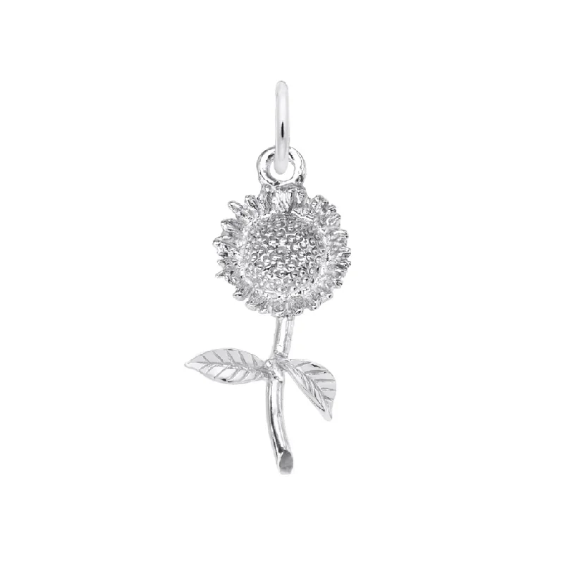 Huge Markdowns On Premium Jewelry Styles Sterling Silver Sunflower Charm