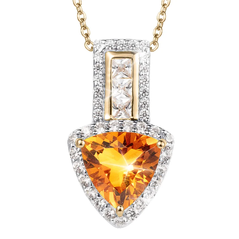 Special Deals On Handcrafted And Designer Jewelry Sunfire Citrine Pendant