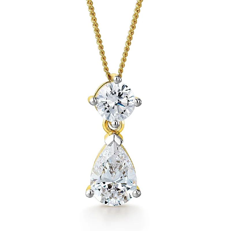 Shop Dazzling Jewelry At The Best Prices 2.75 ct. t.w. Teardrop Pendant