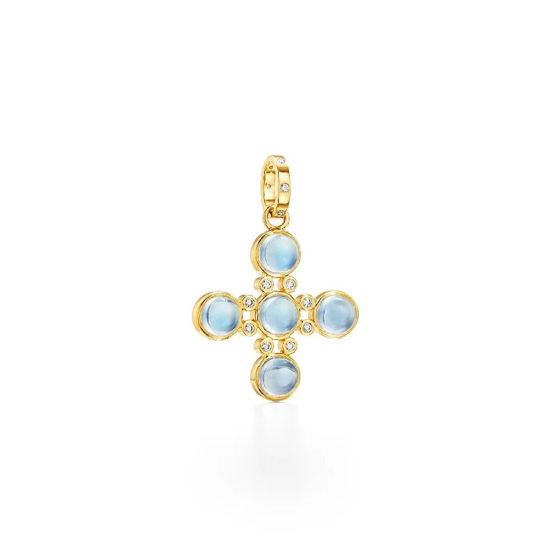 Sparkle In Style With Our Best Jewelry Deals Temple St. Clair Small Four Elements Cross Pendant Sparkle In Style With Our Best Jewelry Deals Temple St. Clair Small Four Elements Cross Pendant