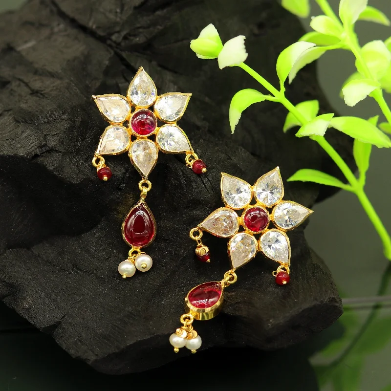 Affordable Elegance – Premium Jewelry At Special Prices Vintage antique design handmade 22kt yellow gold stud earring bali, amazing customized bridesmaid gifting girl's jewelry from indai er127