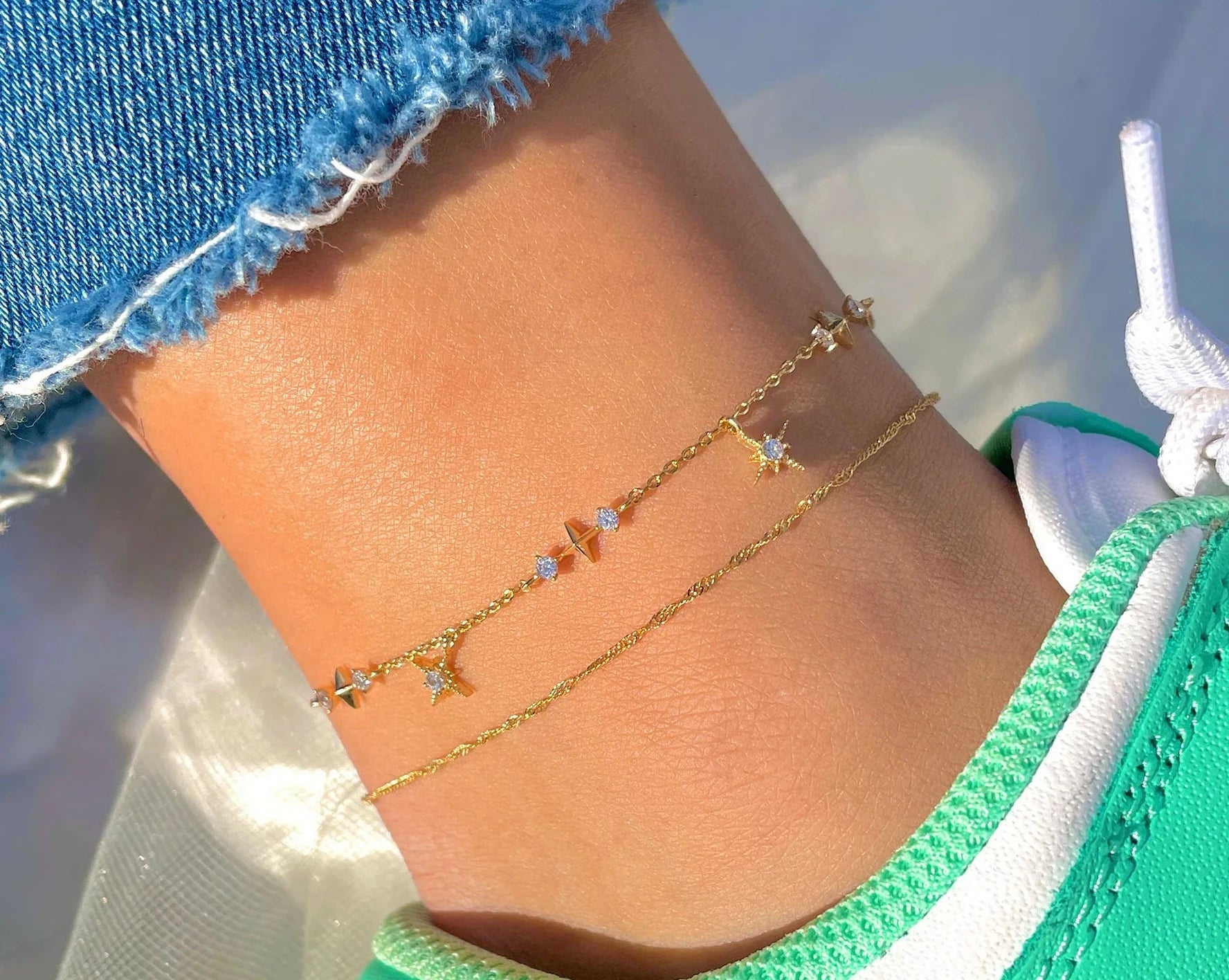 Everyday Jewelry Essentials Now On Sale Boldly Beautiful Stars Anklet