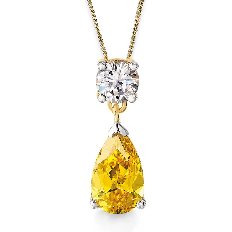 Premium Jewelry At Promotional Prices – Shine Today Yellow Chéri Amour Pendant