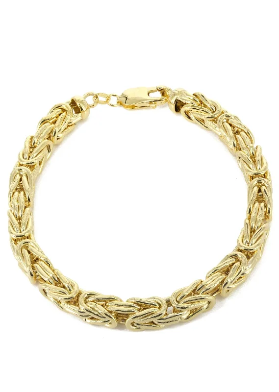 Dainty And Elegant Jewelry Now At Reduced Prices Italian Mens Byzantine Bracelet 10K Yellow Gold Dainty And Elegant Jewelry Now At Reduced Prices Italian Mens Byzantine Bracelet 10K Yellow Gold