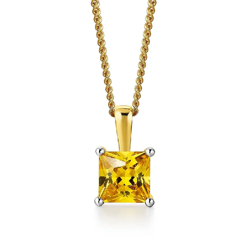 Unmissable Jewelry Discounts – Elevate Your Look For Less Yellow Princess Cut Pendant Unmissable Jewelry Discounts – Elevate Your Look For Less Yellow Princess Cut Pendant