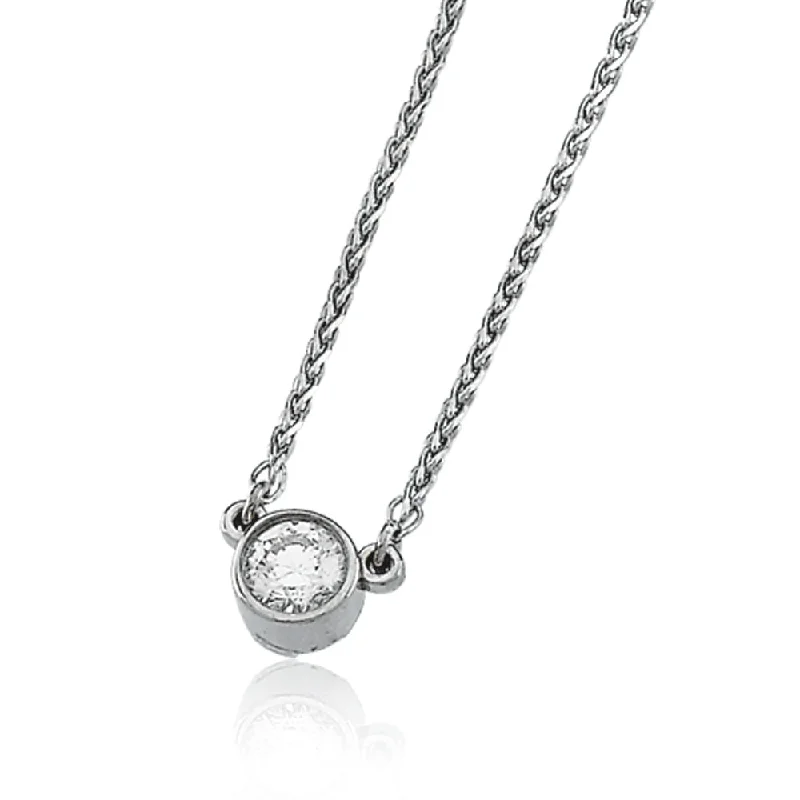 Exclusive Jewelry Sale – Limited-Time Discounts 1/4 Carat Diamond Solitaire Necklace in 14k White Gold Exclusive Jewelry Sale – Limited-Time Discounts 1/4 Carat Diamond Solitaire Necklace in 14k White Gold