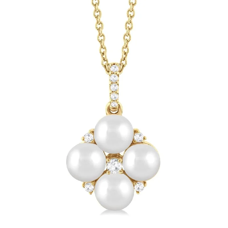 Jewelry Sale Alert – Shop Timeless Elegance Today 10K Yellow Gold Pearl And Diamond Flower Pendant Necklace Jewelry Sale Alert – Shop Timeless Elegance Today 10K Yellow Gold Pearl And Diamond Flower Pendant Necklace