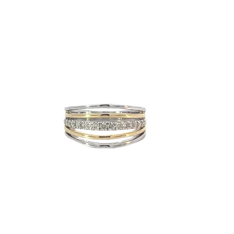 Don't Miss Our Biggest Jewelry Sale Of The Season 14 Karat Two Tone Diamond Ring