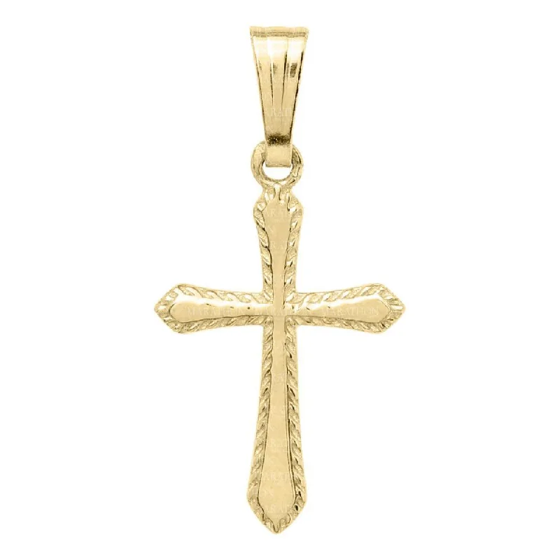 Affordable Luxury Jewelry For Every Occasion 14Y Gold Children's Cross Pendant Necklace 15" Affordable Luxury Jewelry For Every Occasion 14Y Gold Children's Cross Pendant Necklace 15"