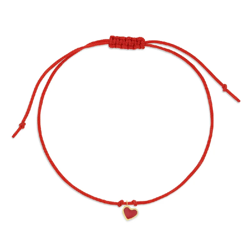 Luxury Meets Affordability – Jewelry Sale Now Live 14k Gold Red Fortune Enamel Heart Charm Kids / Teen Bracelet Luxury Meets Affordability – Jewelry Sale Now Live 14k Gold Red Fortune Enamel Heart Charm Kids / Teen Bracelet