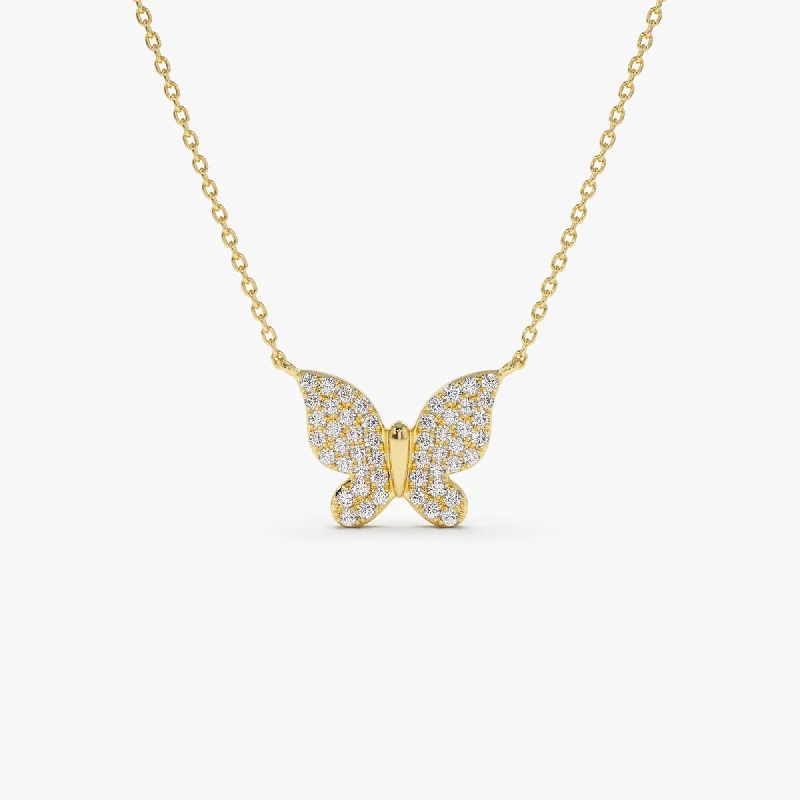 Jewelry Clearance Event – Stock Up Before It's Over 14k Pave Diamond Butterfly Pendant Necklace Jewelry Clearance Event – Stock Up Before It's Over 14k Pave Diamond Butterfly Pendant Necklace
