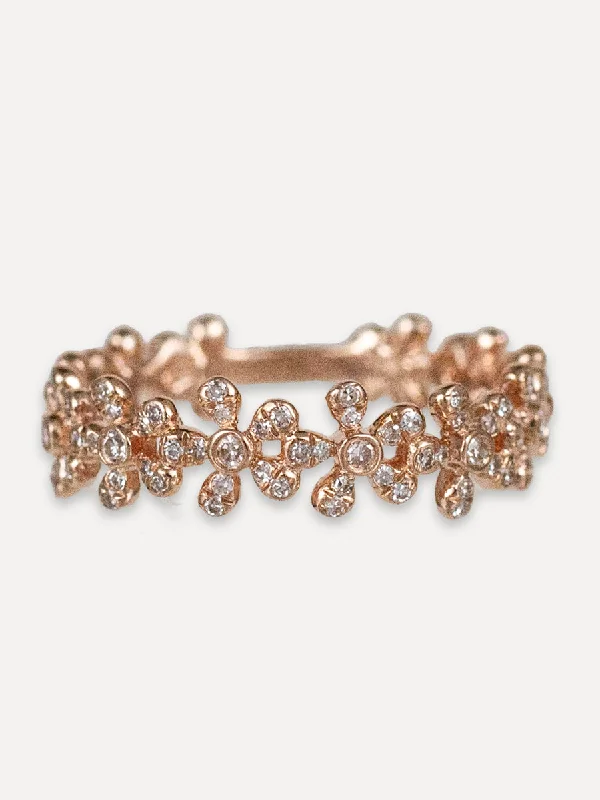 Final Call – Shop Exquisite Jewelry Before It's Gone 14K Diamond Daisy Chain Ring