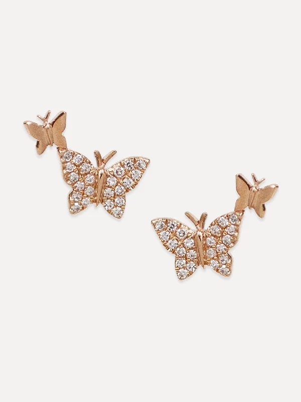 Discover Unique Jewelry With Special Limited-Time Offers 14K Diamond Double Butterfly Studs Discover Unique Jewelry With Special Limited-Time Offers 14K Diamond Double Butterfly Studs