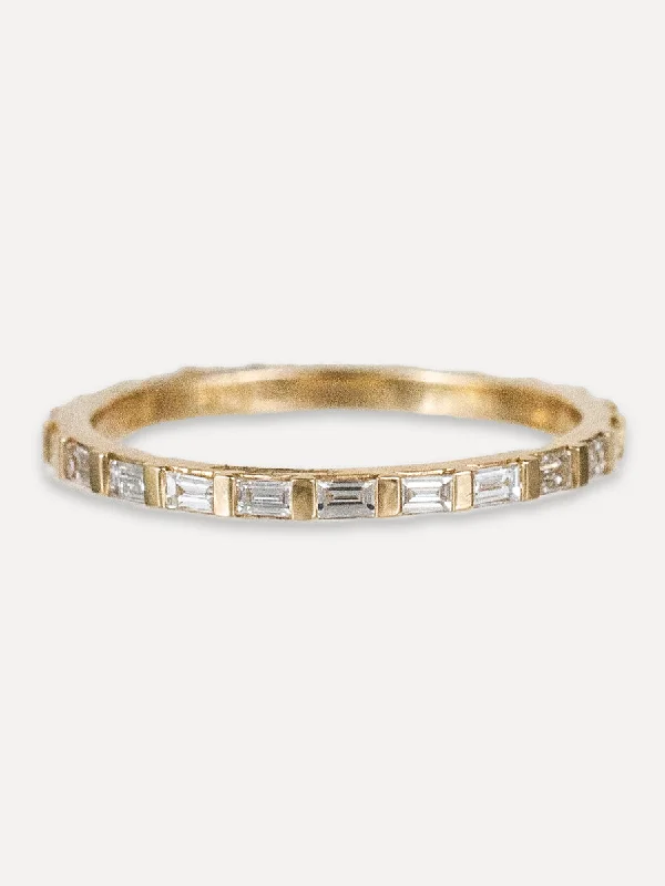 14K Baguette Diamond Eternity Band