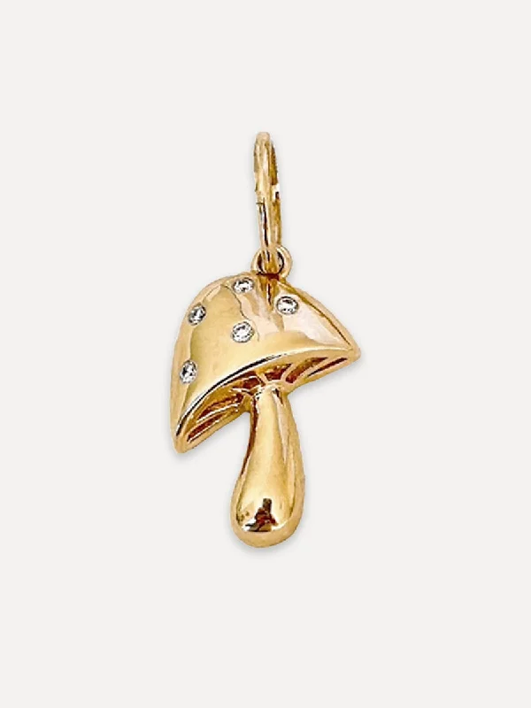 Shine In Style – Shop Jewelry Discounts Today 14K Diamond Mushroom Charm
