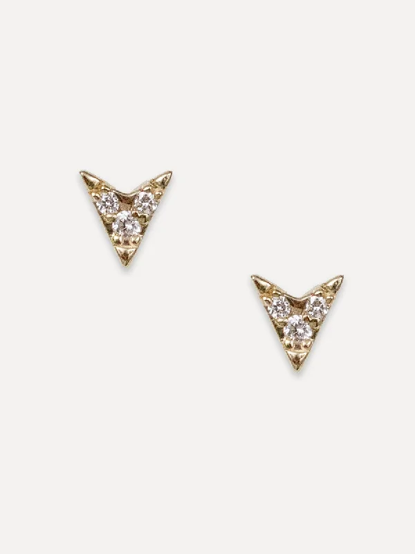 Luxury Jewelry At Budget-Friendly Prices – Grab Yours Now 14K Diamond Point Studs