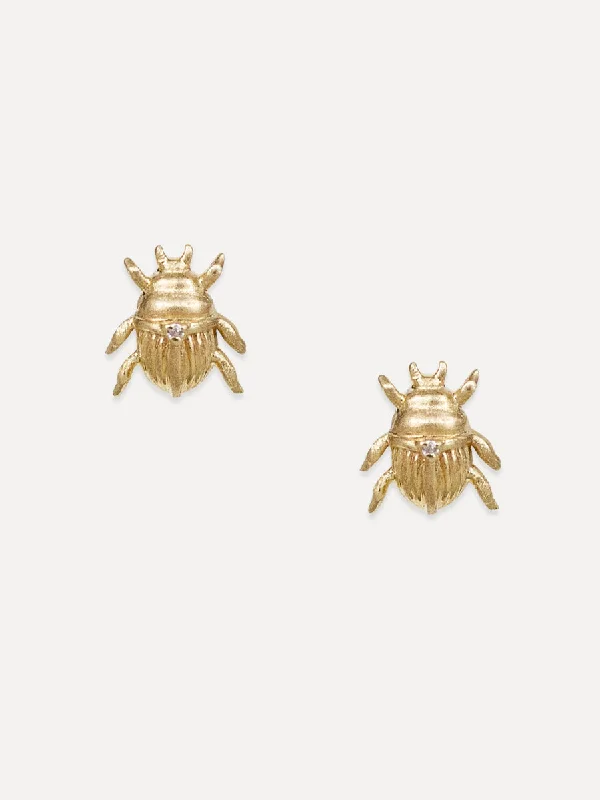 Unmissable Jewelry Discounts – Elevate Your Look For Less 14K Scarab Studs