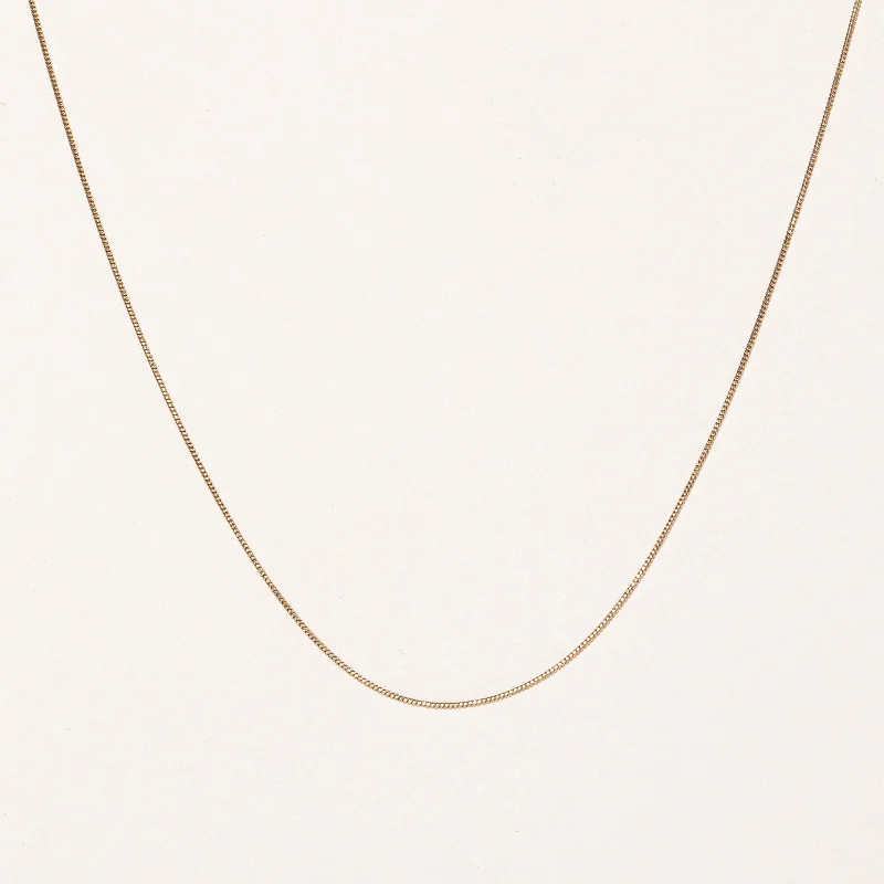 Best Jewelry Sale – Shop Exclusive Designs Now 10k Yellow Gold Curb Link Chain | 18" |