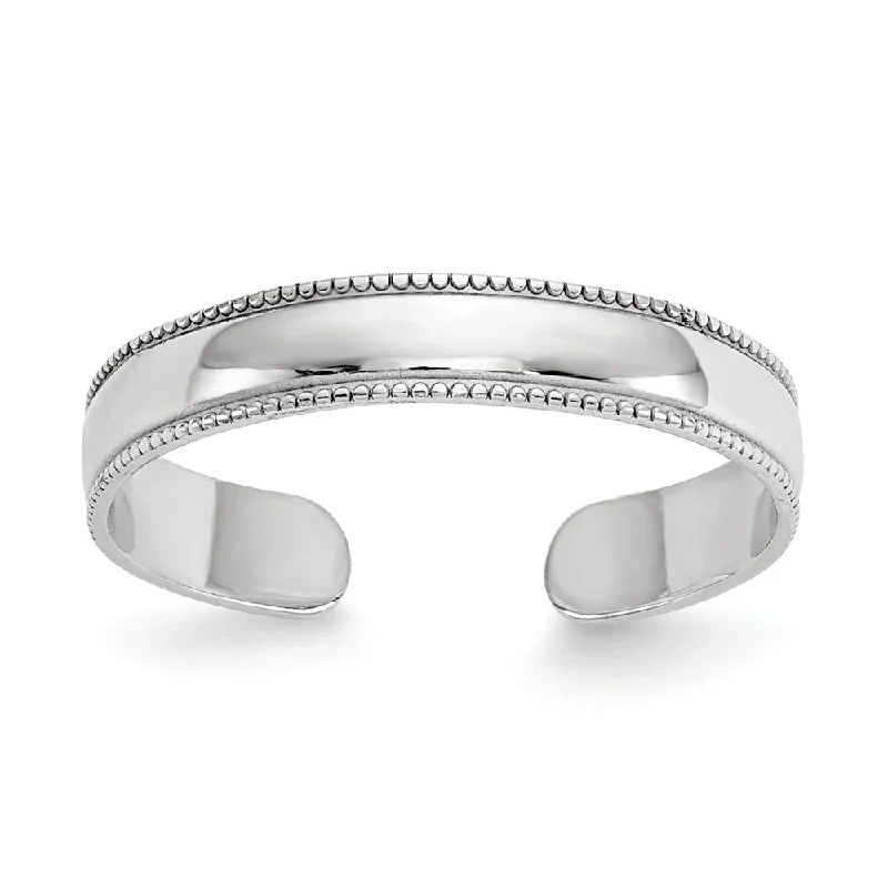 Your Dream Jewelry At Dream Prices – Shop Now 3mm Polished Toe Ring in 14 Karat White Gold Your Dream Jewelry At Dream Prices – Shop Now 3mm Polished Toe Ring in 14 Karat White Gold