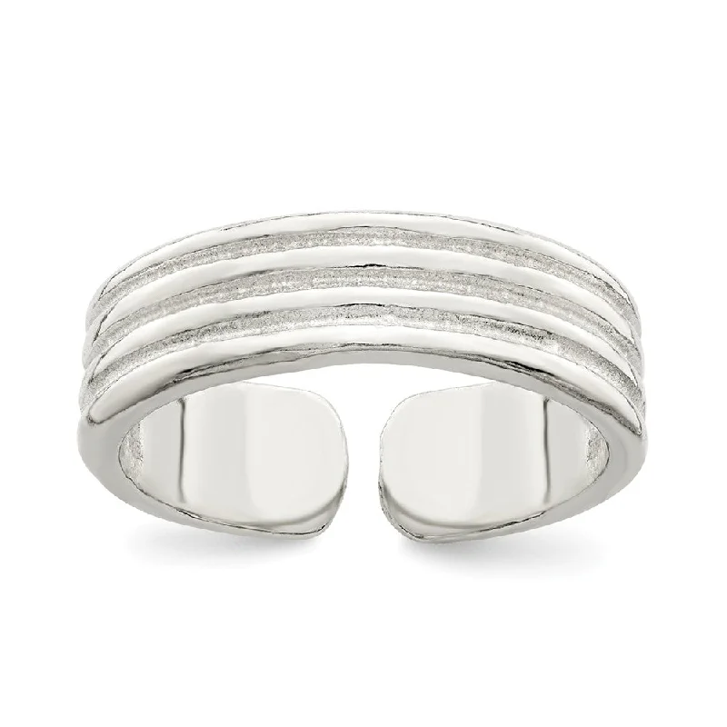 Handmade Pearl Jewelry For Timeless Elegance 4mm Sterling Silver Toe Ring