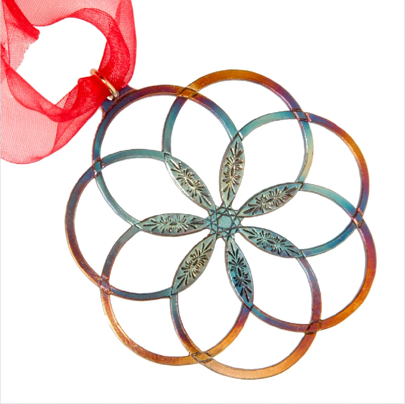 Special Sale On Handcrafted Jewelry – Shop Today 7 Rings of Peace Ornament with Ribbon Special Sale On Handcrafted Jewelry – Shop Today 7 Rings of Peace Ornament with Ribbon