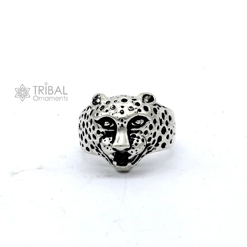 The Perfect Jewelry Piece At The Perfect Price 92.5% sterling silver handmade king leopard face for men's and boys gifting, stylish luxury lion ring sr710 The Perfect Jewelry Piece At The Perfect Price 92.5% sterling silver handmade king leopard face for men's and boys gifting, stylish luxury lion ring sr710