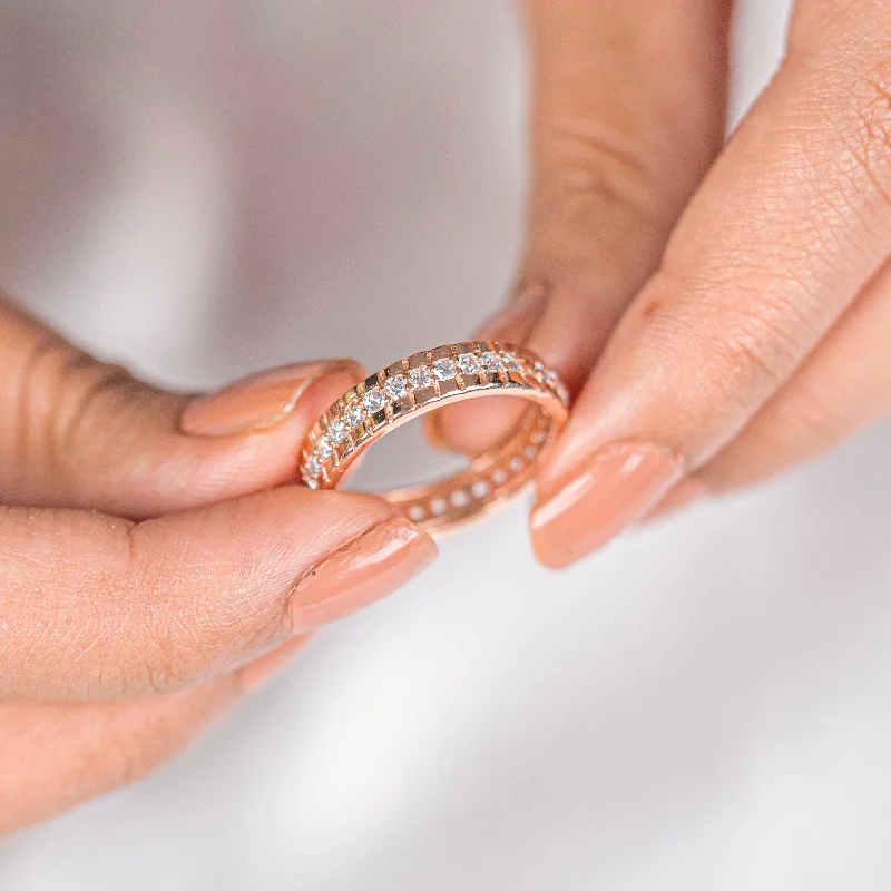 Final Call – Shop Exquisite Jewelry Before It's Gone White diamond stylish rose gold silver ring Final Call – Shop Exquisite Jewelry Before It's Gone White diamond stylish rose gold silver ring