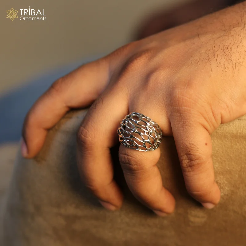 Buy More, Save More On Stunning Jewelry Pieces 925 sterling silver heavy latiice style ring men's Jewelry sr760 Buy More, Save More On Stunning Jewelry Pieces 925 sterling silver heavy latiice style ring men's Jewelry sr760
