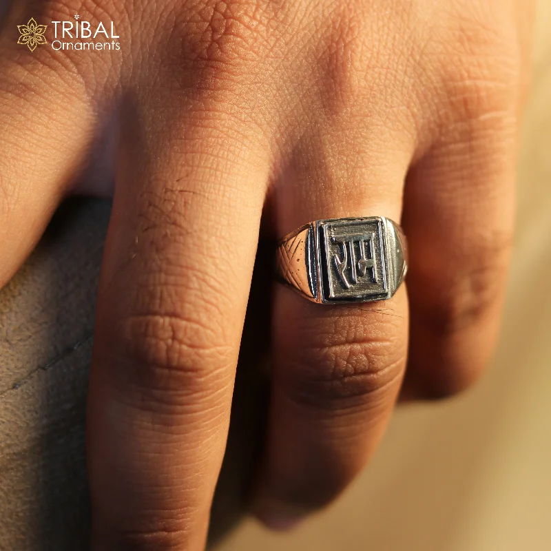 Fashion-Forward Geometric Jewelry For Contemporary Style 925 sterling silver ram ji design ring men's Jewelry sr761 Fashion-Forward Geometric Jewelry For Contemporary Style 925 sterling silver ram ji design ring men's Jewelry sr761