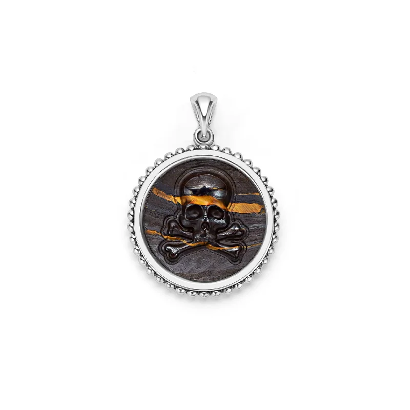 Flash Sale On Elegant Jewelry – Don't Miss Out Anthem Tiger Iron Skull Crossbone Amulet Flash Sale On Elegant Jewelry – Don't Miss Out Anthem Tiger Iron Skull Crossbone Amulet