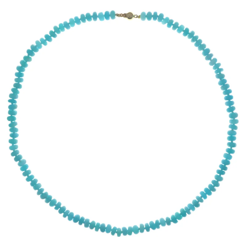 Beaded Small Amazonite Necklace