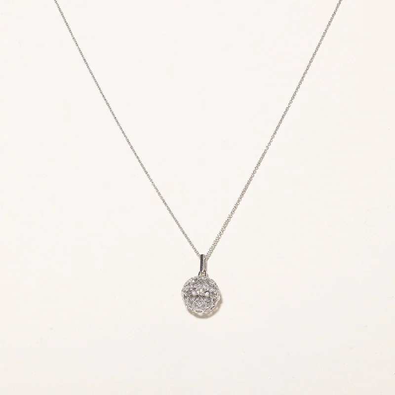 'Birks' Diamond Necklace | 0.18ctw | 18" |