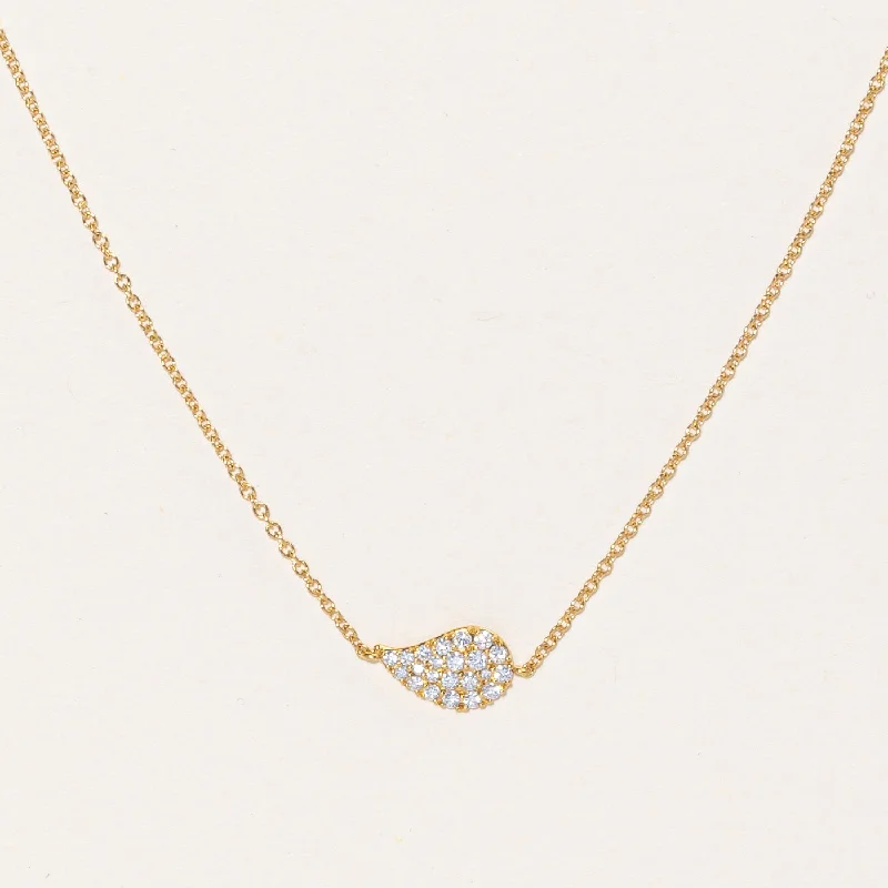The Perfect Jewelry Piece At The Perfect Discount 'Birks' Petale Diamond Pendant Necklace | 0.15ctw | 18" | The Perfect Jewelry Piece At The Perfect Discount 'Birks' Petale Diamond Pendant Necklace | 0.15ctw | 18" |