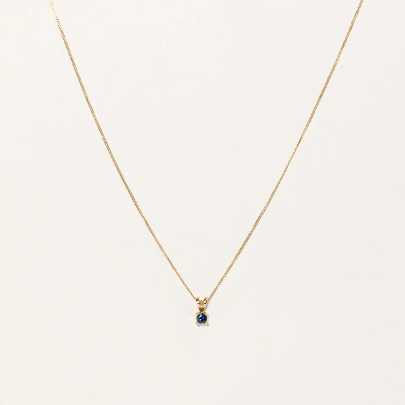 Don't Miss These Dazzling Jewelry Discounts 'Birks' Sapphire Pendant & Necklace | 0.25ct | 18" | Don't Miss These Dazzling Jewelry Discounts 'Birks' Sapphire Pendant & Necklace | 0.25ct | 18" |