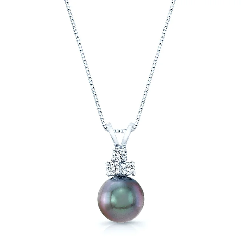 Jewelry Clearance Event – Stock Up Before It's Over Black Tahitian Pearl And Diamond Pendant 14k White Gold Jewelry Clearance Event – Stock Up Before It's Over Black Tahitian Pearl And Diamond Pendant 14k White Gold